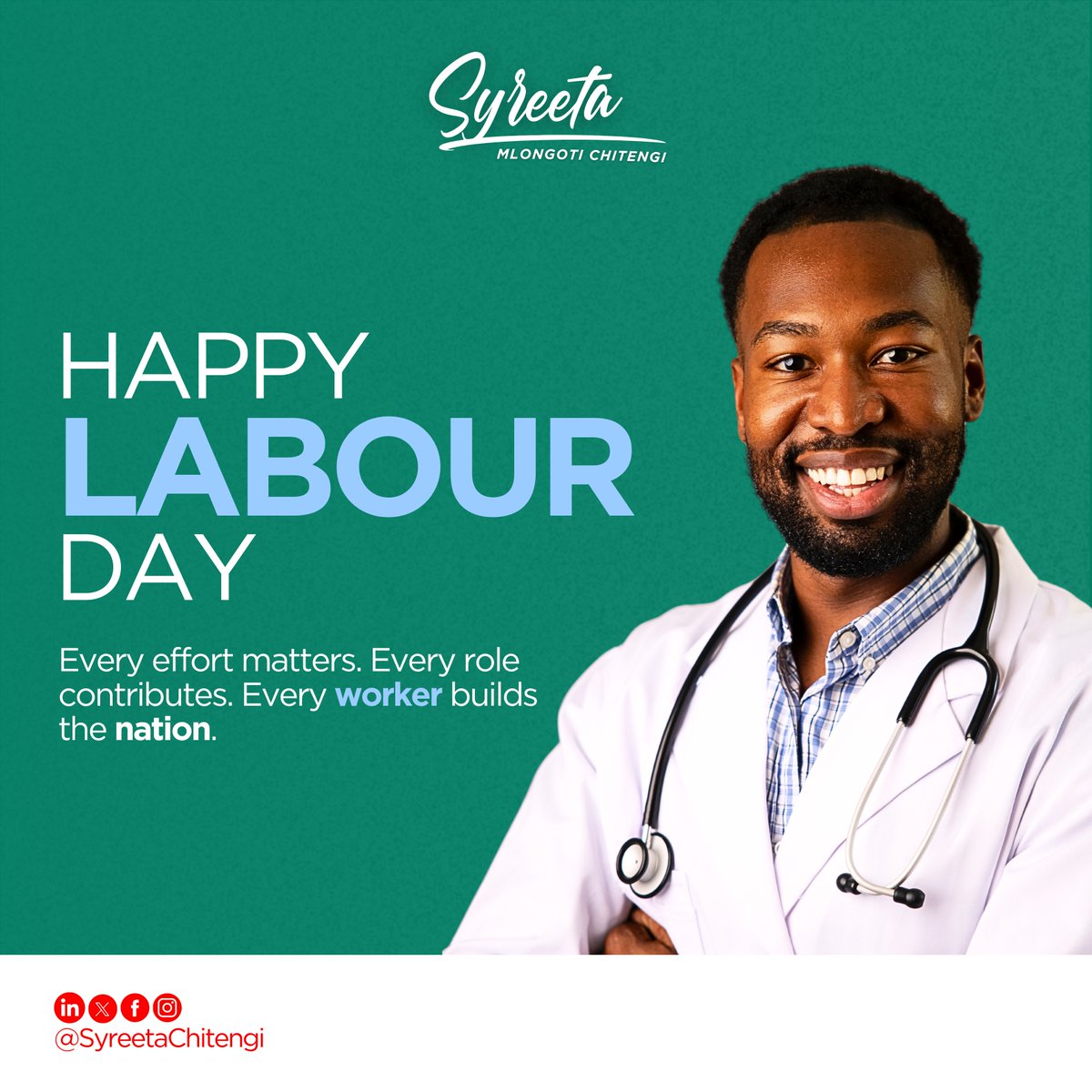 Behind every growing economy are people who show up daily, apply their skills, and keep systems running. Today, we celebrate the value and dignity of work in all its forms.

#Impact #LabourDay #NationBuilding