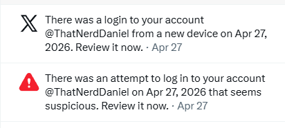 ThatNerdDaniel's tweet photo. Not sure why a barely active account like mine was targeted and used to spread hateful shit but fuck you. and go fuck yourself whoever you are. https://t.co/Ilj87Gfx5s