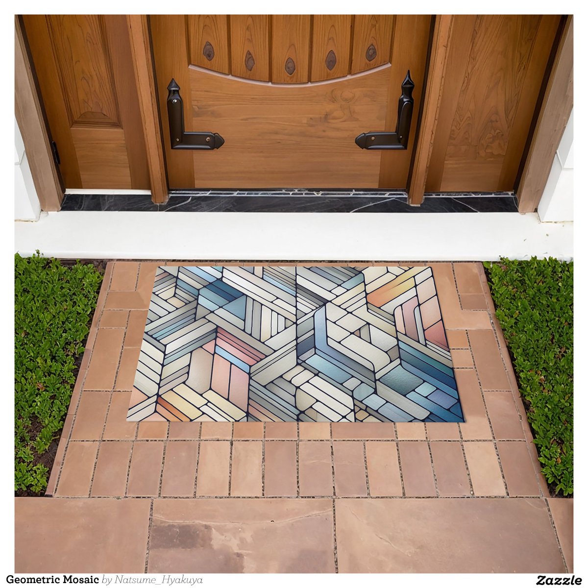 Hyakuya12853's tweet image. First impressions start at the door! 🚪✨

Get this Geometric Mosaic Doormat for a modern, artistic entryway. Durable &amp;amp; unique. 📐🎨

🛒 Shop Ivy Variety Vault: zazzle.com/geometric_mosa…
#HomeDecor #ModernHome #GeometricArt #HousewarmingGift #Zazzle