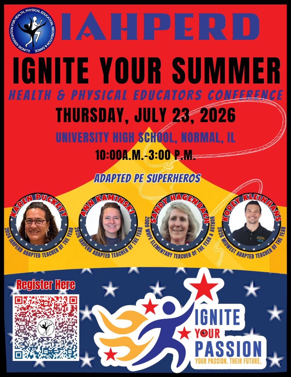 IAHPERD Illinois Assoc for Health, PE, Rec & Dance tweet media