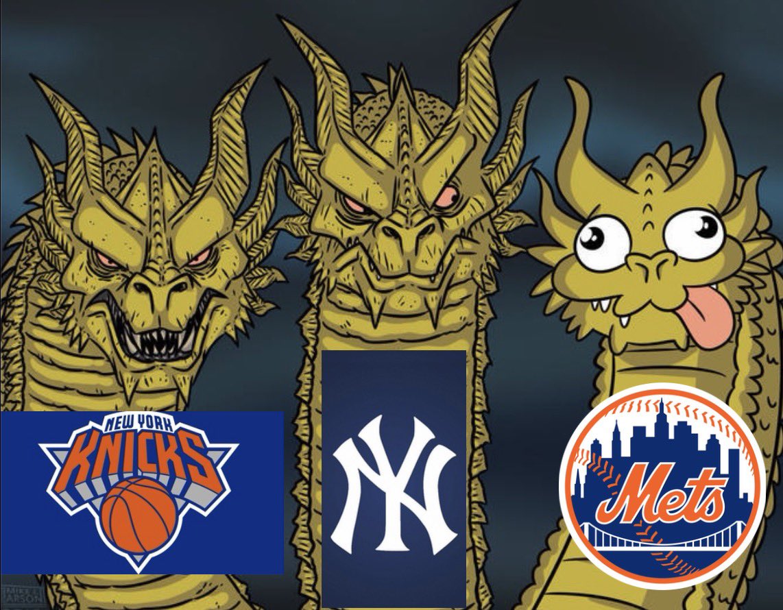 Shoutout to the Knicks and Yankees for holding New York down
