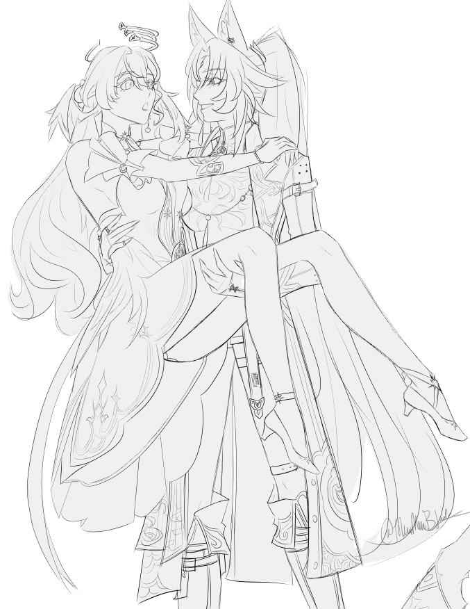 MewMewBlade's tweet photo. Old Sketch

#Robinhsr #Feixiao https://t.co/v6Sok6ZZ2s