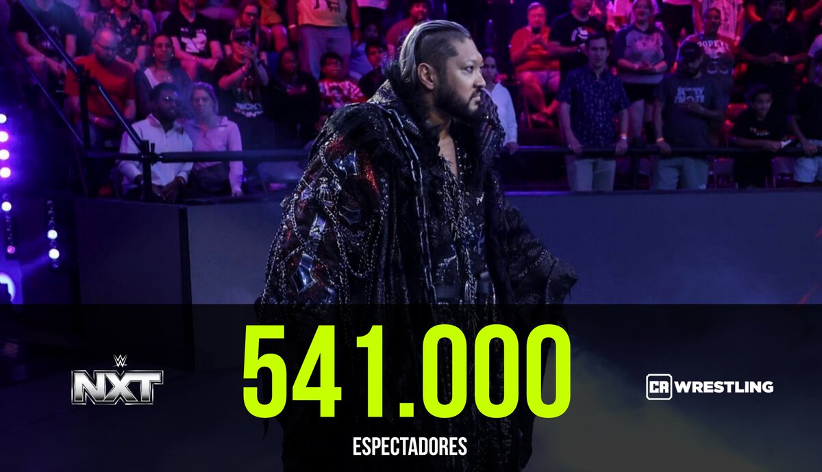 ⚪️ RATINGS WWE NXT ⚪️

➖️ 50.000 espectadores.

DEMO

➖️ 0.07 (0.10 la semana anterior).