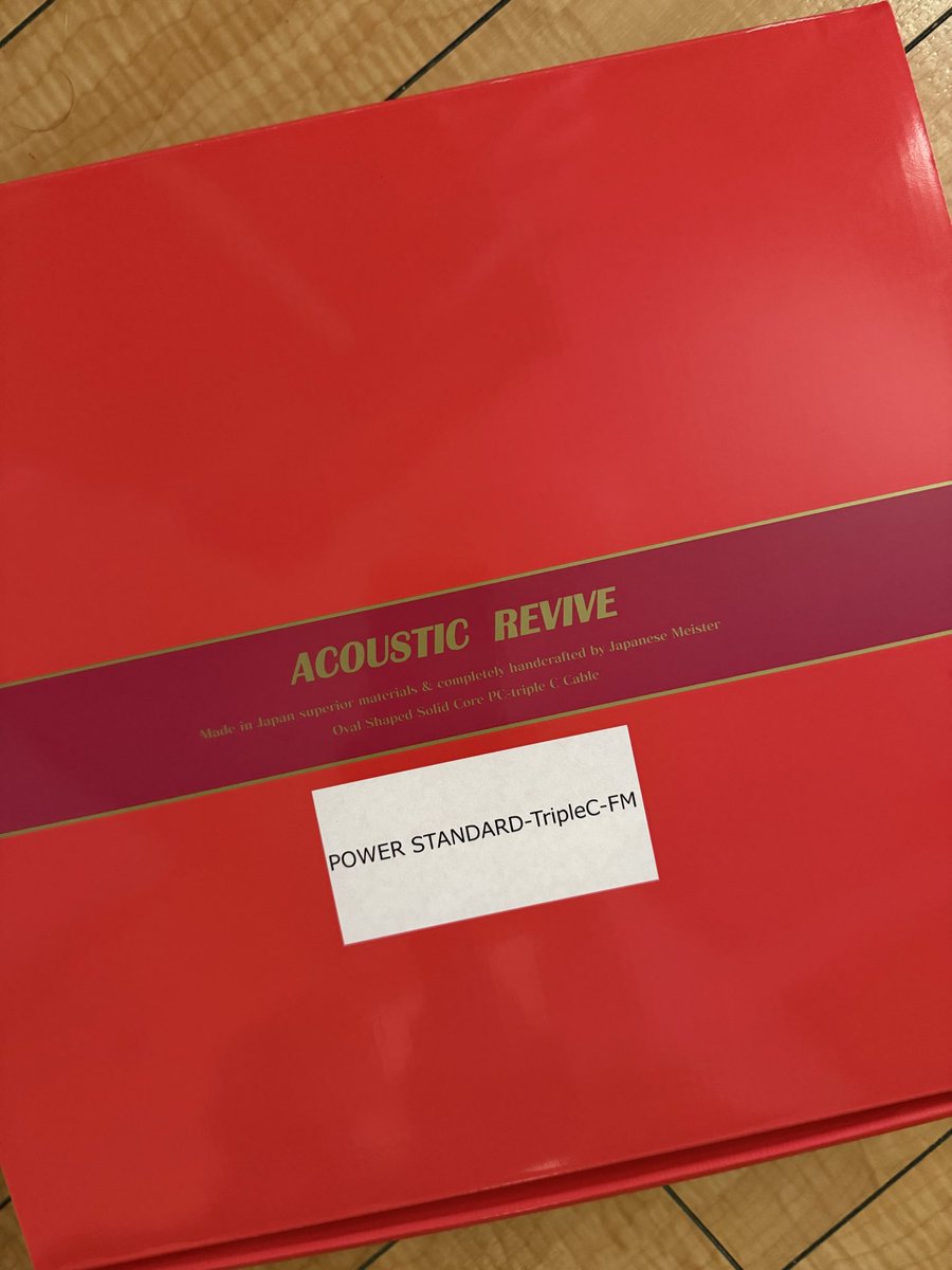 iro_world_link's tweet image. Acoustic ReviveのPOWER STANDARD-TripleC-FM電源ケーブル。

音場の広がりと解像度の向上によりシステムが一段パワーアップした感じが得られ、この価格でコスパが良いと改めて感じる今日この頃。

企業努力に感謝！

#アコリバ #電源ケーブル #オーディオ