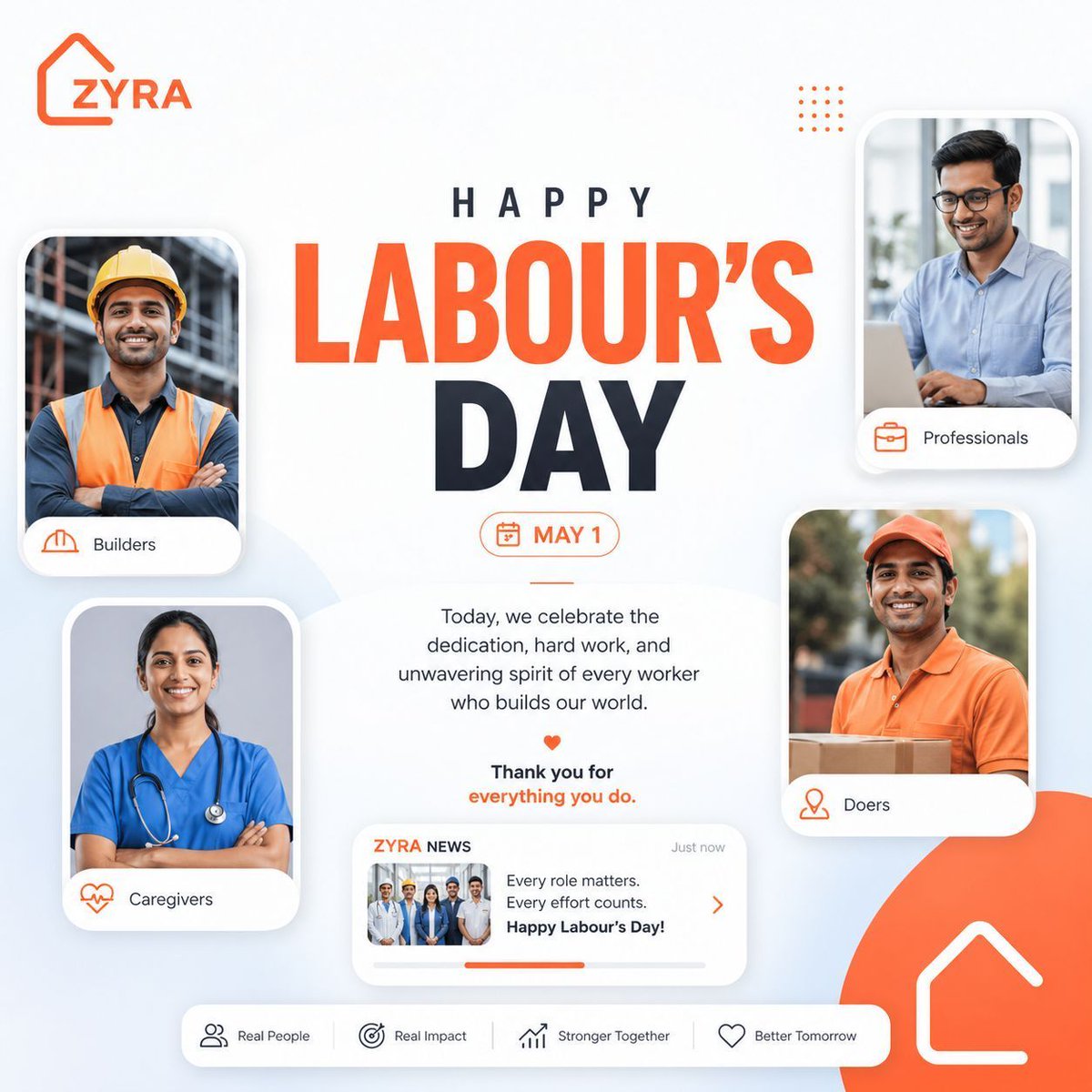 zyra_off's tweet image. Happy Labour Day from Zyra!

Today we celebrate the hands and hearts that build dreams, shape communities, and move the world forward. 💼🏗️❤️

#HappyLaboursDay #LabourDay2026 #Zyra