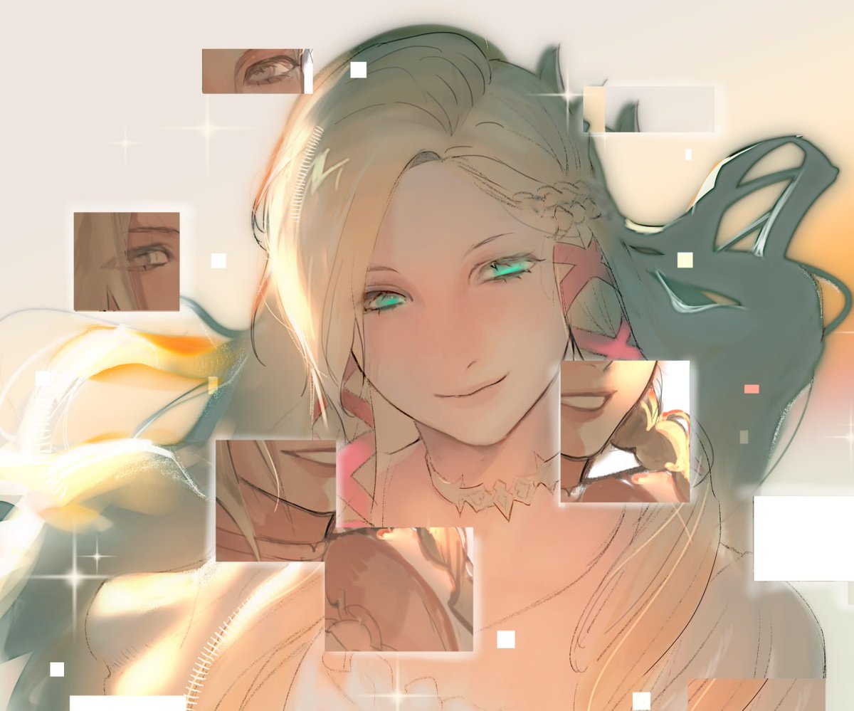 i almost forgot what colour her eyes were before she joined hydaelyn...

#ff14 #ffxivart