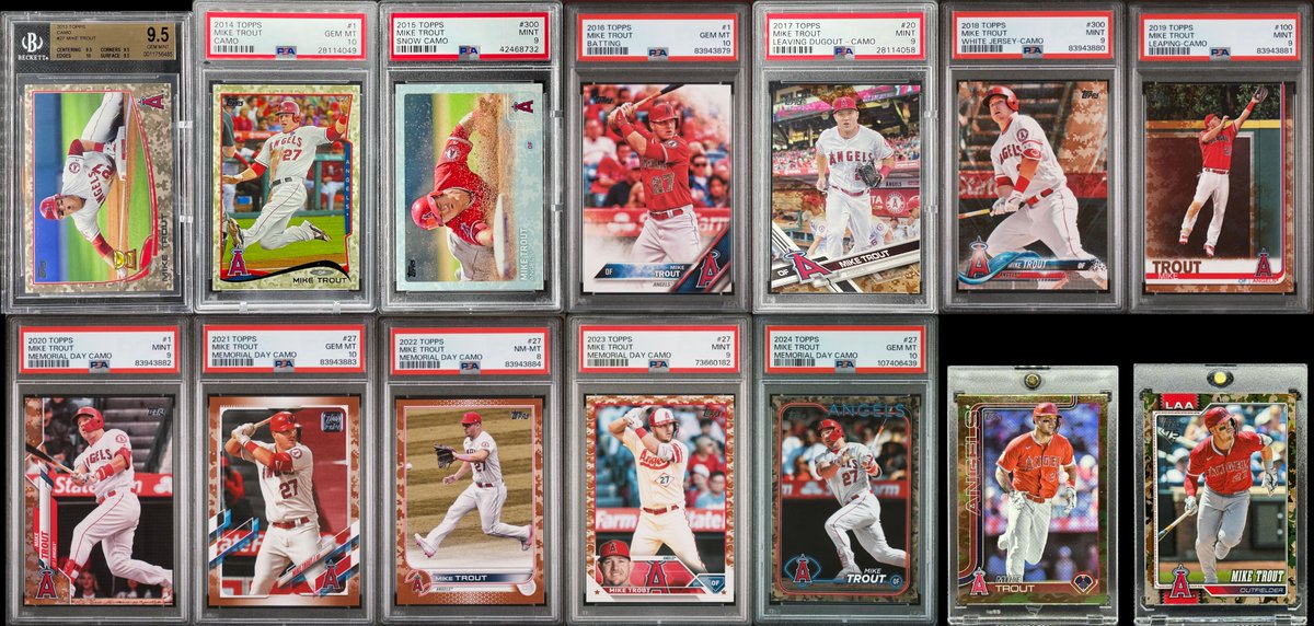 Mike Trout Cards tweet media