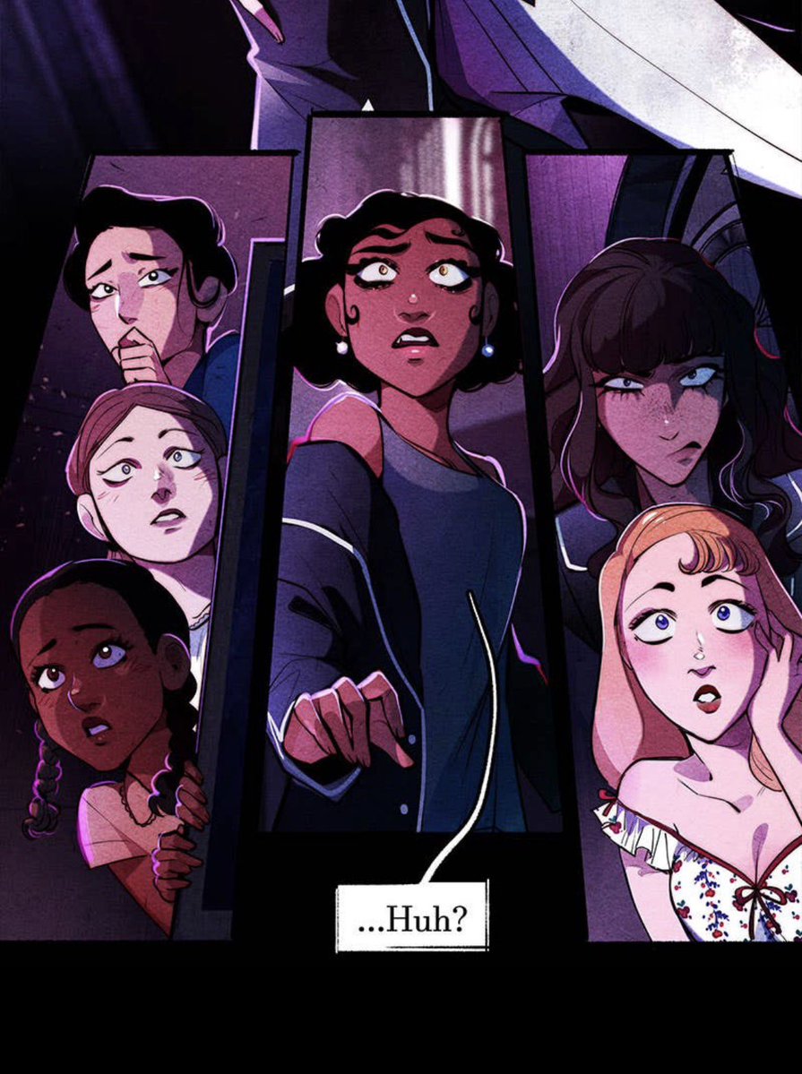 AHAHA these girls simping for Lenore AND Annabel is sending me THEY’RE BOTH HOT I KNOW #Nevermorewebtoon