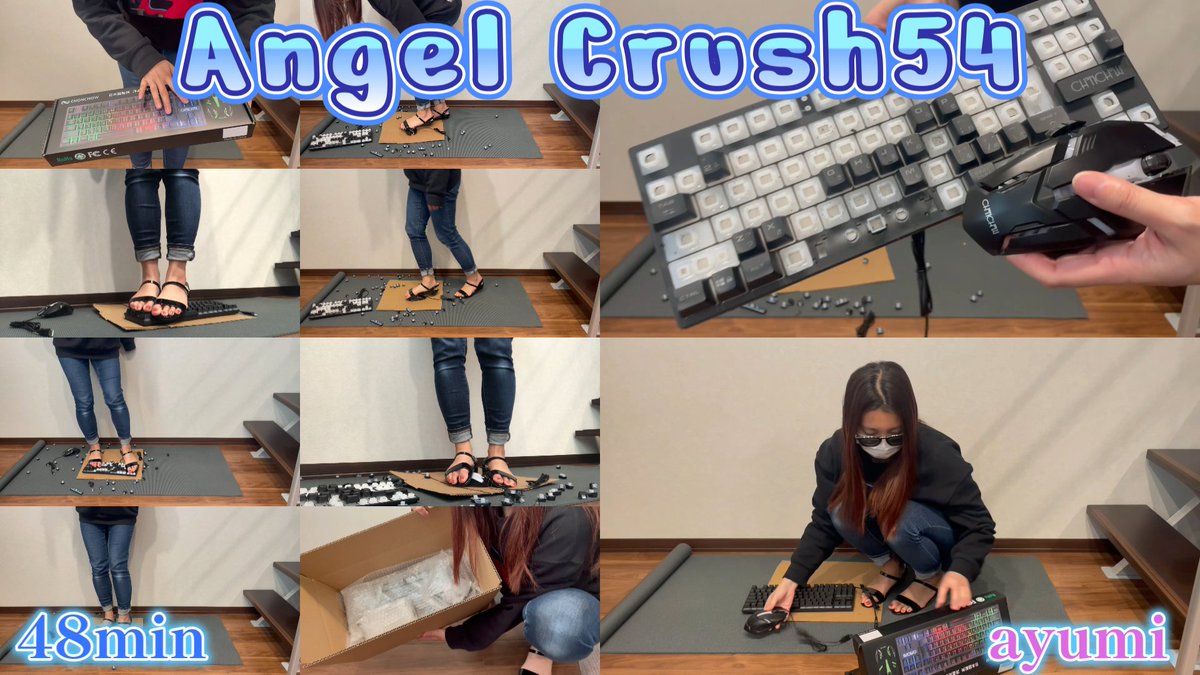 SFL87498928's tweet photo. Angel Crush54

◆概要
ayumiがマウス・キーボードをサンダルで踏む動画。

HP
https://t.co/xIpepYJWW8

sale site
https://t.co/HjIMxc0RaC

#足指,#足の裏,#足裏,#裸足,#フードクラッシュ ,#foodcrush,#foot,#feet,#toe,#barefoot,#barefeet,#食物粉碎,#脚趾,#鞋底,#赤脚 https://t.co/Q1V9omvWew