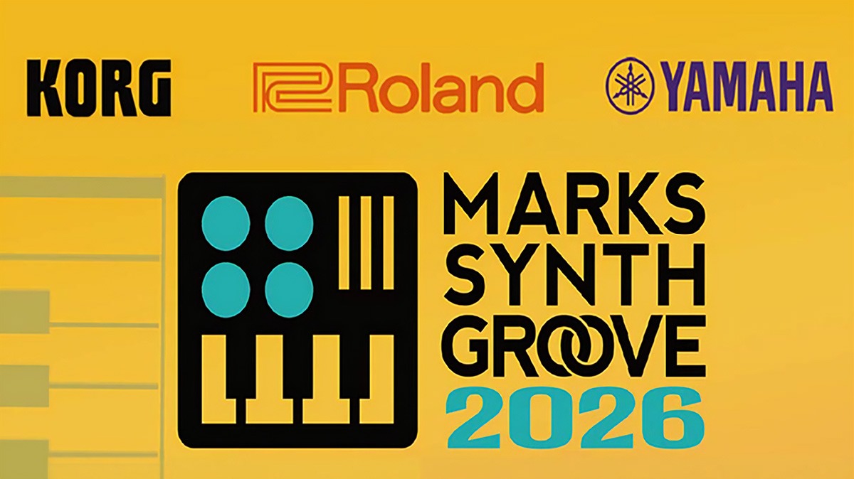 MyRoland's tweet photo. 【KORG×Roland×YAMAHA シンセフェス】

6月20日(土)、21日(日) マークスミュージックにて、シンセサイザー・イベント「MARKS SYNTH GROOVE 2026」が開催🎉

Roland からは、土橋安騎夫氏と宇都圭輝氏によるパフォーマンスをお届け！
会場限定の抽選会も実施予定✨

詳細はこちら🔽(事前予約制)