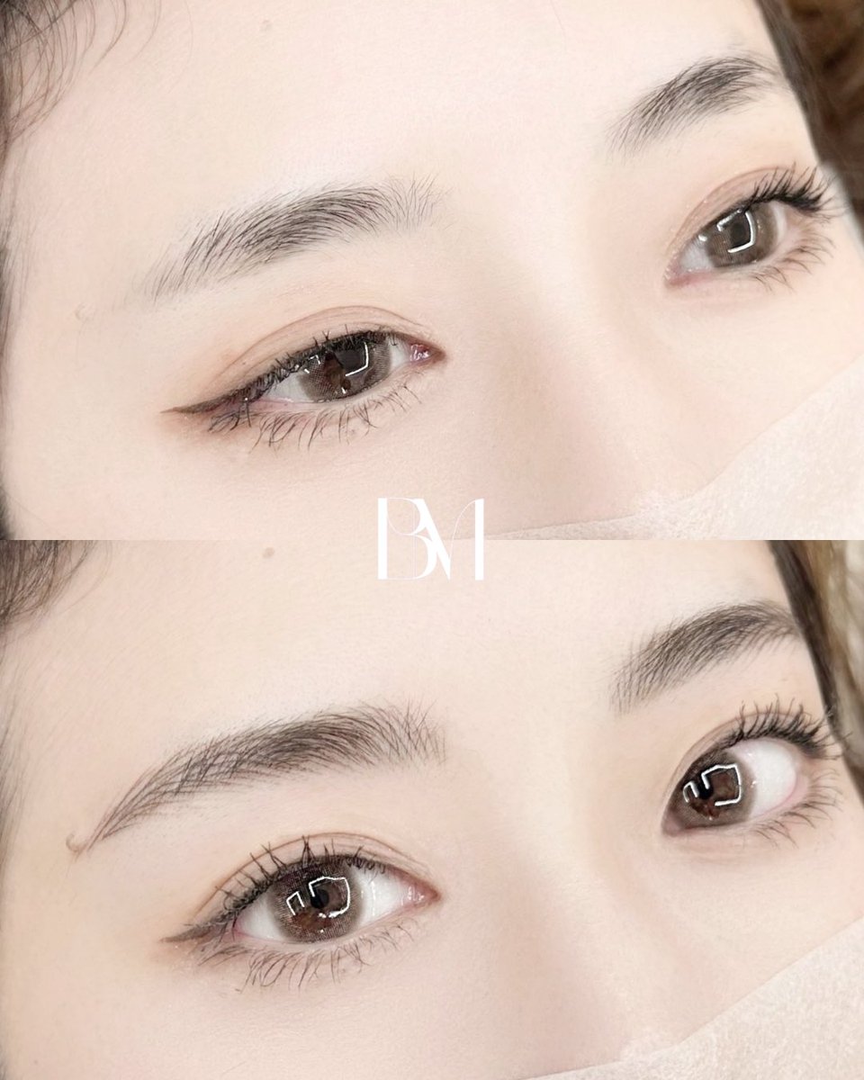 【b.millie】自然な韓国眉毛アートメイク tweet media