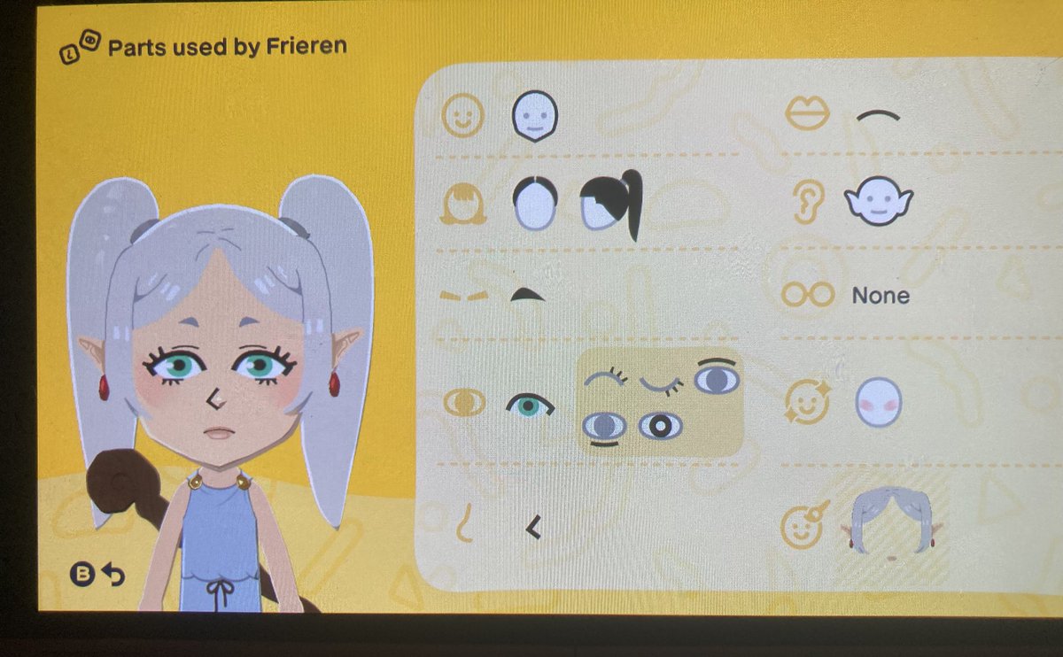 T0mattii's tweet photo. More miscellaneous tomodachi miis. Frieren and Himmel, then Suzuki and Tani from you and I are polar opposites https://t.co/DFAMpTv7tO