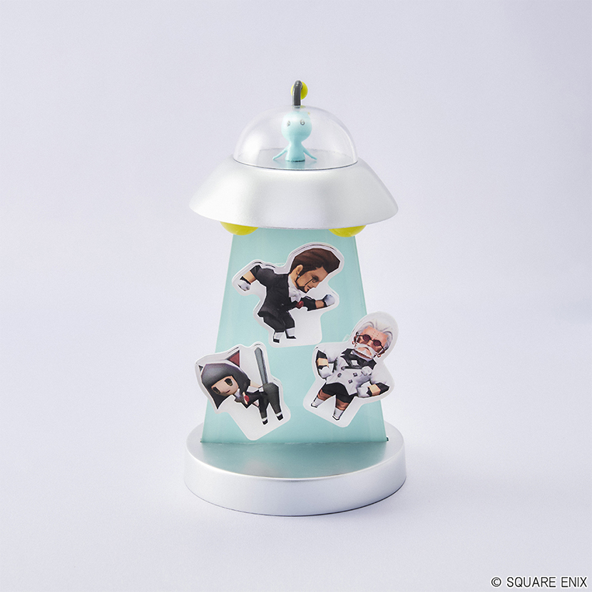 SQEX_eSTORE's tweet image. 『ファイナルファンタジーXIV』から、ジオラマセットが登場！事件屋ヒルディブランドがUFOにアブダクションされるシーンを再現したジオラマセットです。キャラクターはマグネット付きのクリップになっており、デスク周りで大活躍。#FF14 #FF
sqex.to/MZOFt