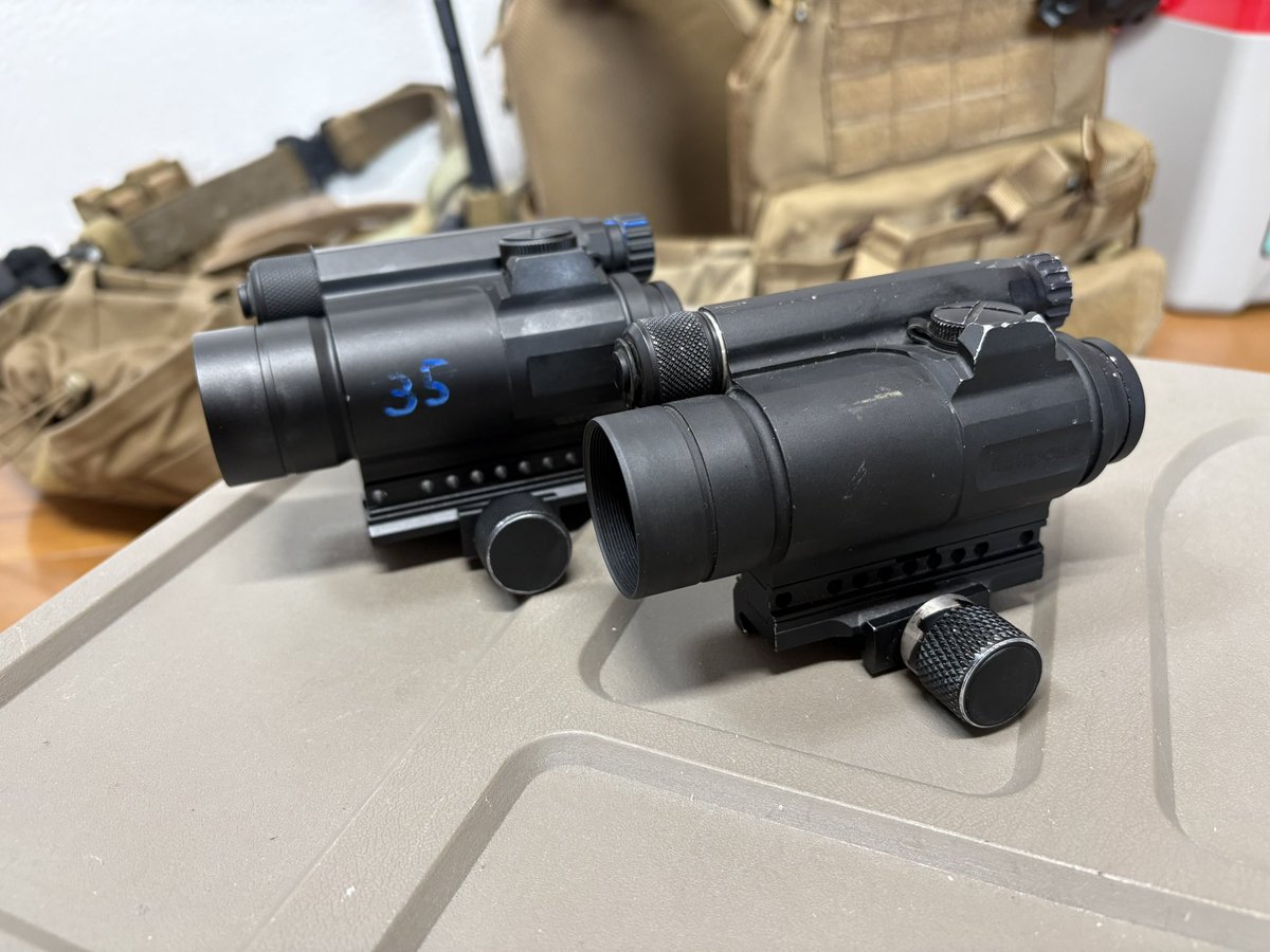 masaharu_masaha's tweet photo. #サバゲー
#M4
#M870
#Aimpmint
#CompM4
#USMC
手に入れてしまった。実物のComp M4
手前が実物で奥がレプ。
ドットの明るさやばい🔅
てか、レプの方が重たいのが意外🧐
塗装が剥げてるのがカッコいい❗️ https://t.co/OmoKTWh8id