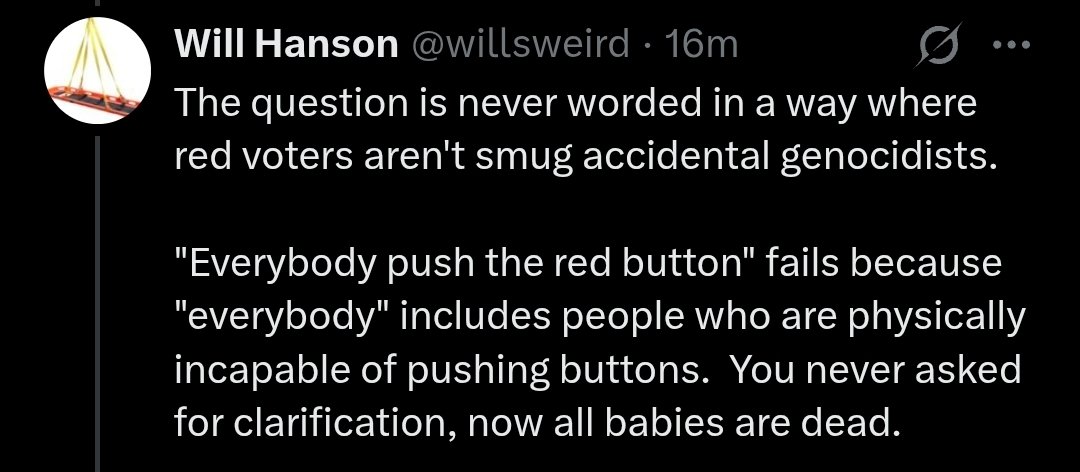Will Hanson tweet media