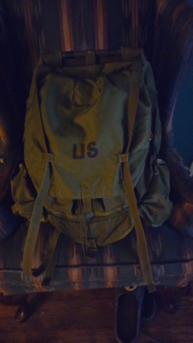 EdgarAllanDro17's tweet image. Got the old nam bag packed for Michigan! 🎒 #Travel #Adventure