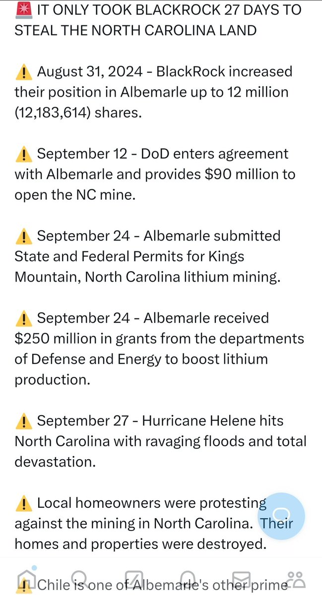 BirdLov62991644's tweet image. #Lithium 
#NorthCarolina