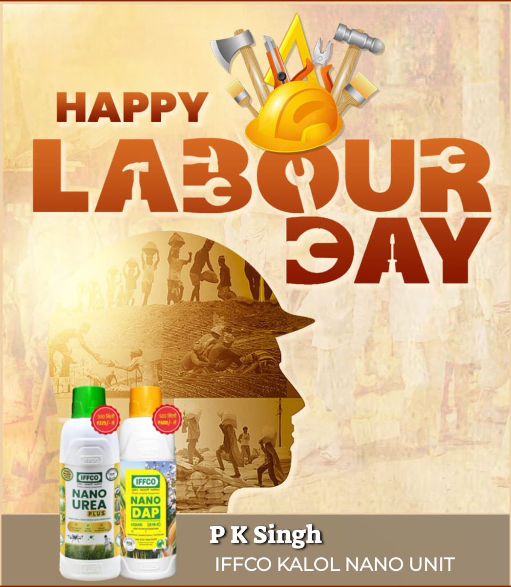 pksingh_iffco's tweet photo. At IFFCO Kalol, we believe progress is powered by the dedication of our workforce and the resilience of our farmers.
This #LabourDay, we honour their commitment that drives growth, sustainability, and prosperity for the nation. https://t.co/ZT6mwJHXhO
