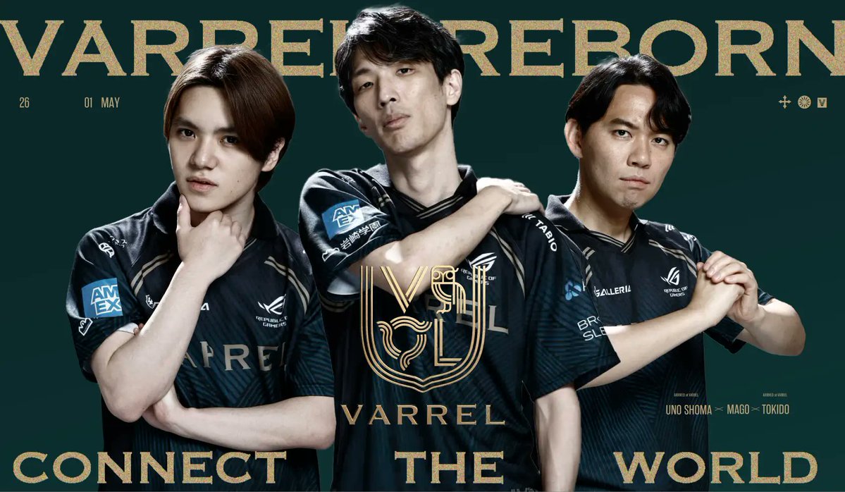 【eスポーツ】宇野昌磨・ときどがプロeスポーツチーム『VARREL』に加入！チームリブランディングで新たなスタート。宇野昌磨氏はGAMER部門、ときど氏はストリートファイター部門に加入。( prtimes.jp/main/html/rd/p… )