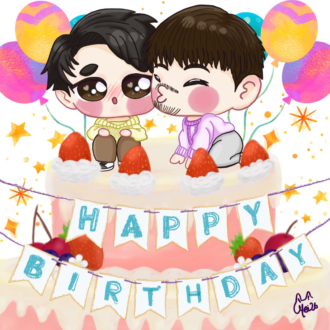 Miyabimei1's tweet photo. I made these for Xiao Bai and Long-ge's birthday, but I didn't have enough time or the nerve to post them on the actual day. I don't want this month to go by without posting them.
Happy belated birthday, guys! I love you so much! https://t.co/2T3M47EaHm