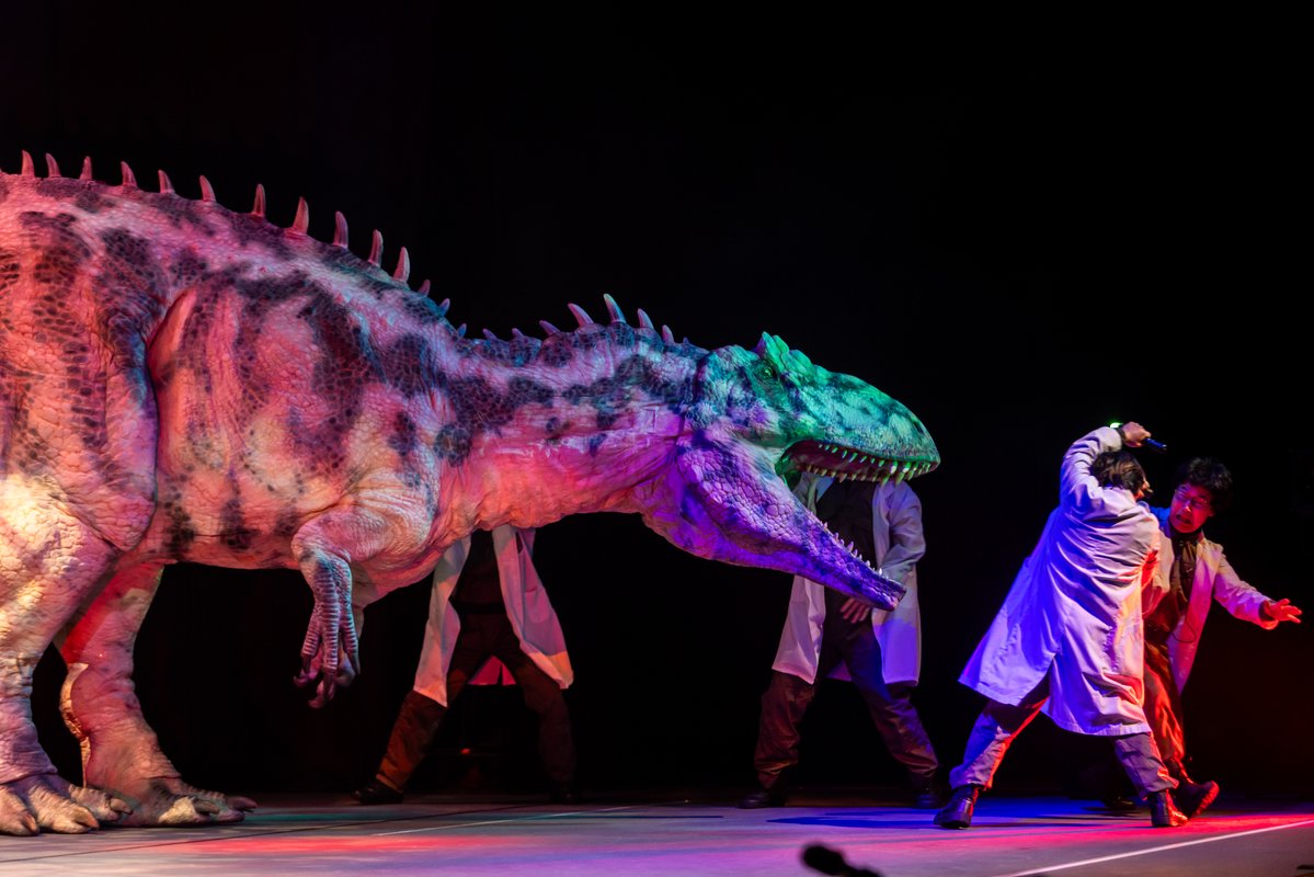 今日とあす開催！！ 超迫力の恐竜ステージ🦖 ＜恐竜ラボ！ギガ