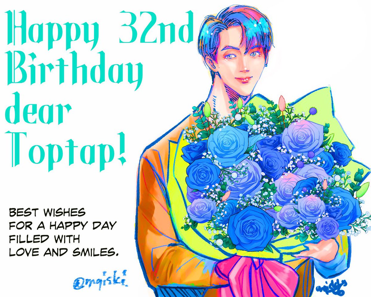 magaisho_kai's tweet photo. お誕生日おめでとうございます🎉🎊🎂🎁
幸せいっぱいの一年でありますよう！
#32ndHappyToptapDay
#Toptap_jirakit @Toptap_jirakit https://t.co/WYkEJQ04PF