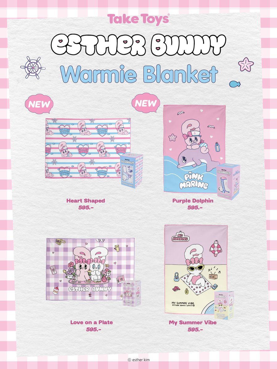 💌 มัดรวมผ้าห่ม Esther Bunny ทั้ง 4 ลาย 🐰💤
นุ่มละมุน น่ารักทุกลาย 🥹💖
จะลายใหม่หรือลายโปรด ก็พร้อมฮีลใจทุกช่วงพักผ่อน ⏾⋆.˚ ✨

📍MAPPY ชั้น 2 สยามเซนเตอร์
⏰ 10.00 – 22.00 น.

LINE: @mappy.th
FB / IG / TikTok: mappy.th
X: mappy_th

#estherbunny #mappyth