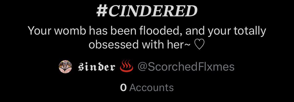 𝖘𝖎𝖓𝖉𝖊𝖗 ♨ tweet media