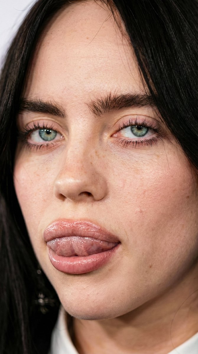 Billie Eilish Closeup