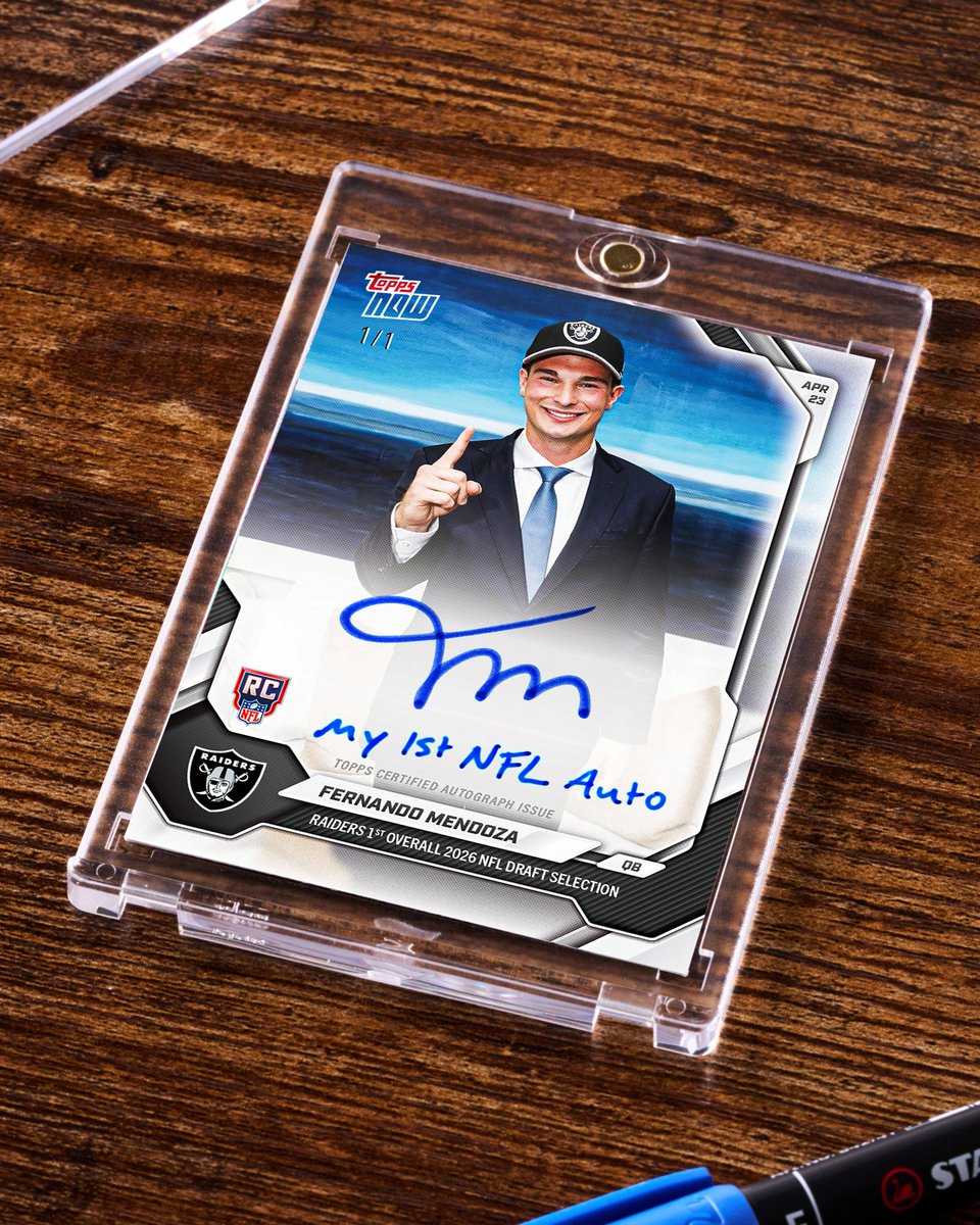 OnEdge_cards's tweet image. Which Fernando Mendoza is the fake? #thehobby #HobbyFam #whodoyoucollect #RaiderNation 🤔