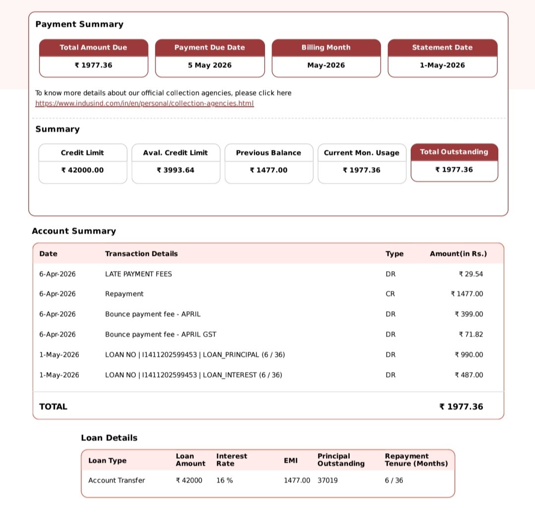 HelpMsakhtar's tweet photo. Account frozen under Complaint No. 33703260012875 with no update from authorities.
Payment made on time, yet bounce &amp; late fees charged.
This reflects failure in coordination &amp; customer protection.
Will proceed with legal action if unresolved immediately.
@MyIndusIndBank @RBI https://t.co/KxDFh4ECOV