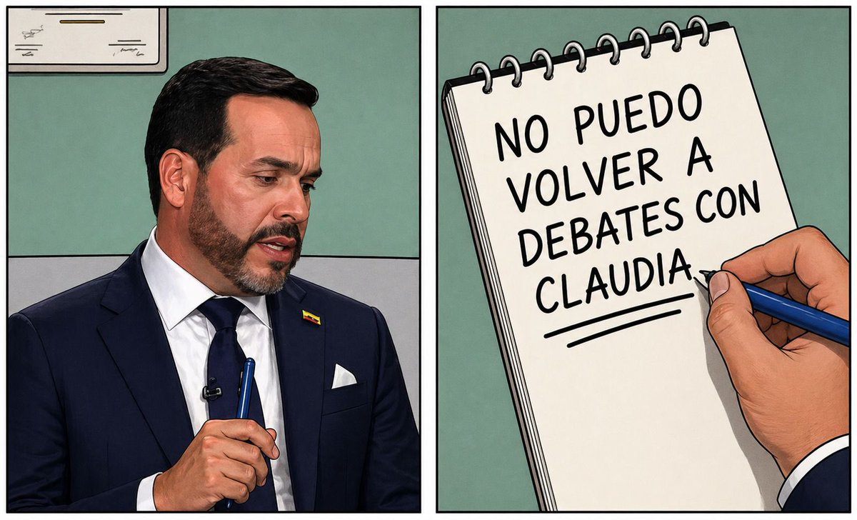 ¿Qué <a href="/ABDELAESPRIELLA/">Abelardo De La Espriella</a> dijo que no volvería a debates? 
¿Será que le incomodó que <a href="/ClaudiaLopez/">Claudia López Hernández</a> le diera sopa y seco?
#PorClaudiaEnPrimera