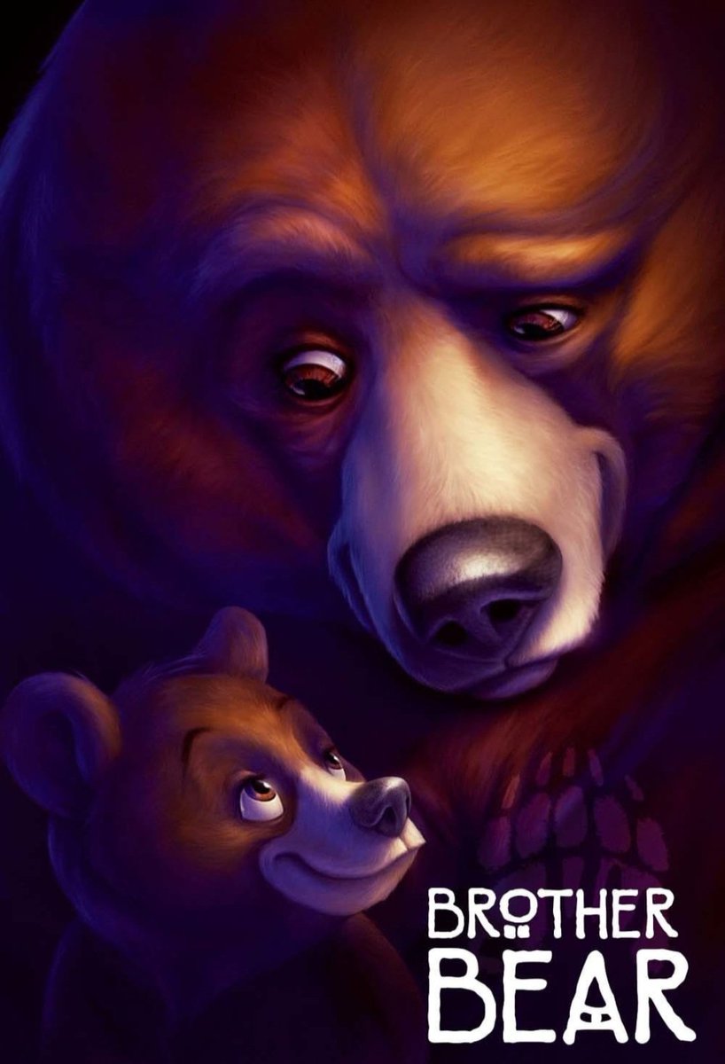 evil_toast916's tweet image. Continuing our watch of Disney movies we either haven't seen or haven't seen in a long time. #NowWatching Brother Bear (2003) w/ @Whorror_Fiend and our kiddos. Here we go!!
#brotherbear #disney