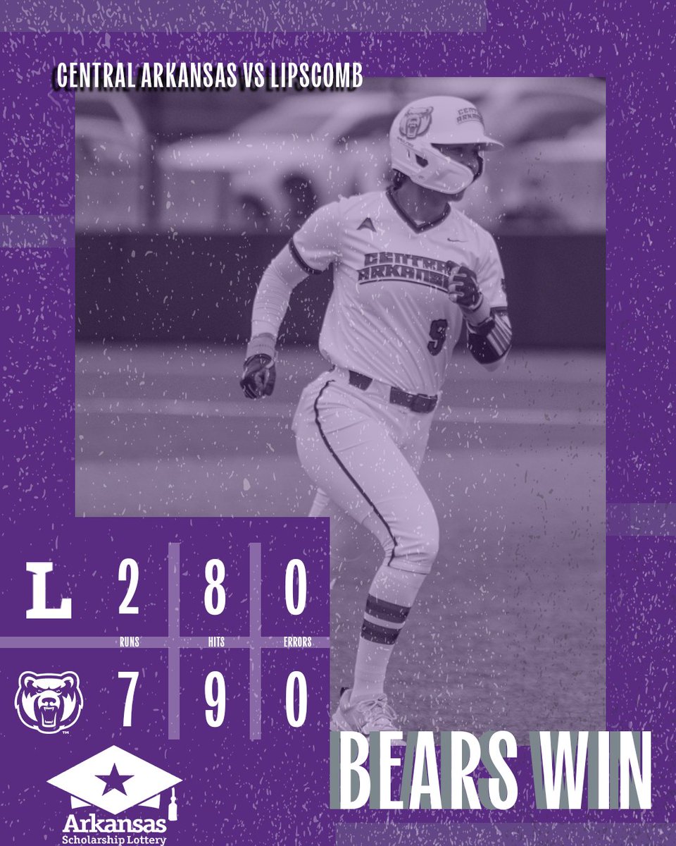 UCASoftball's tweet image. Series... won! A big sixth inning carries us to a double header DUB!

#BearClawsUp