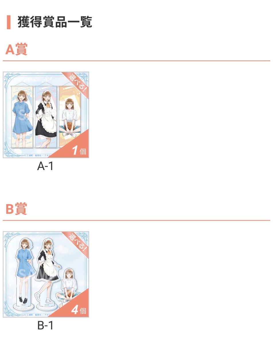 オーバーロード　S賞A賞B賞C賞ミニアクスタコンプ とりあえず、30連でA賞×1、B賞×4は悪くないのでは？アクスタはコンプ