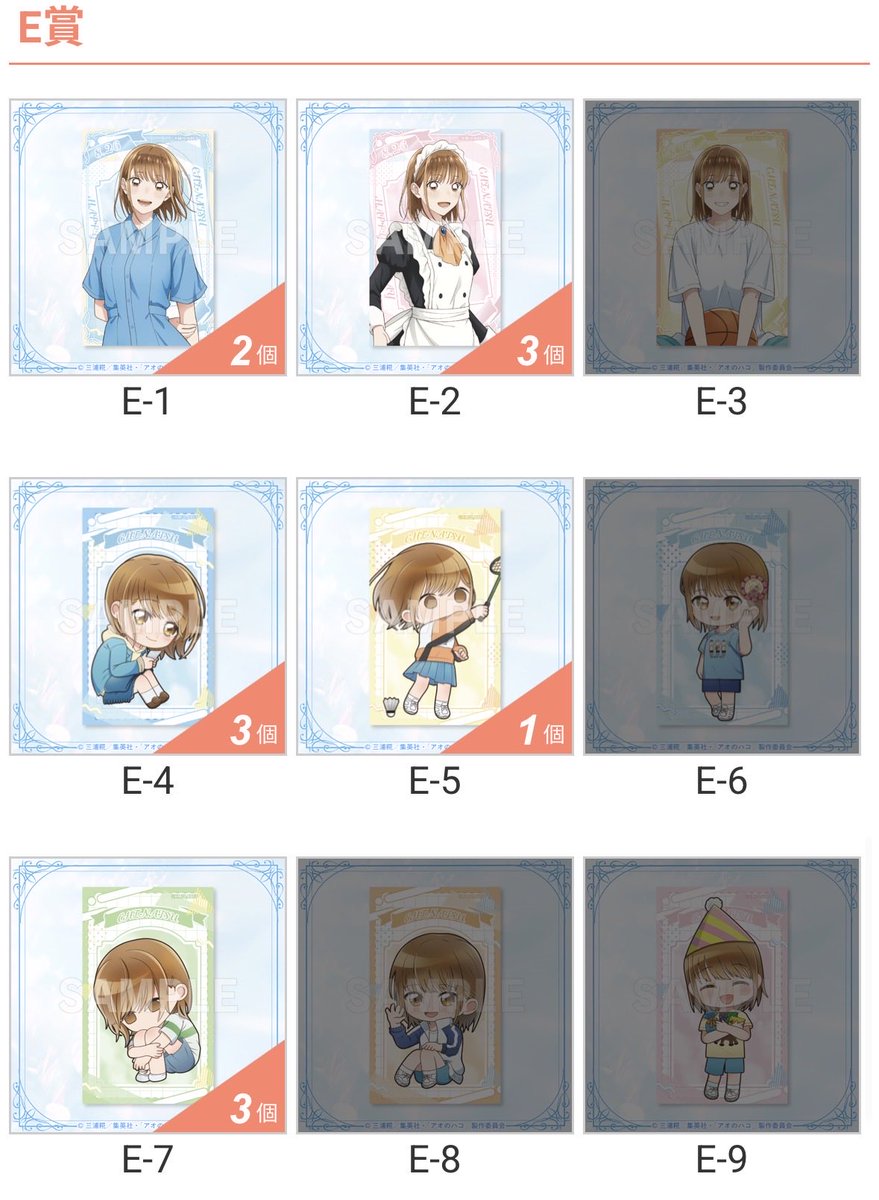とりあえず、30連でA賞×1、B賞×4は悪くないのでは？アクスタはコンプ