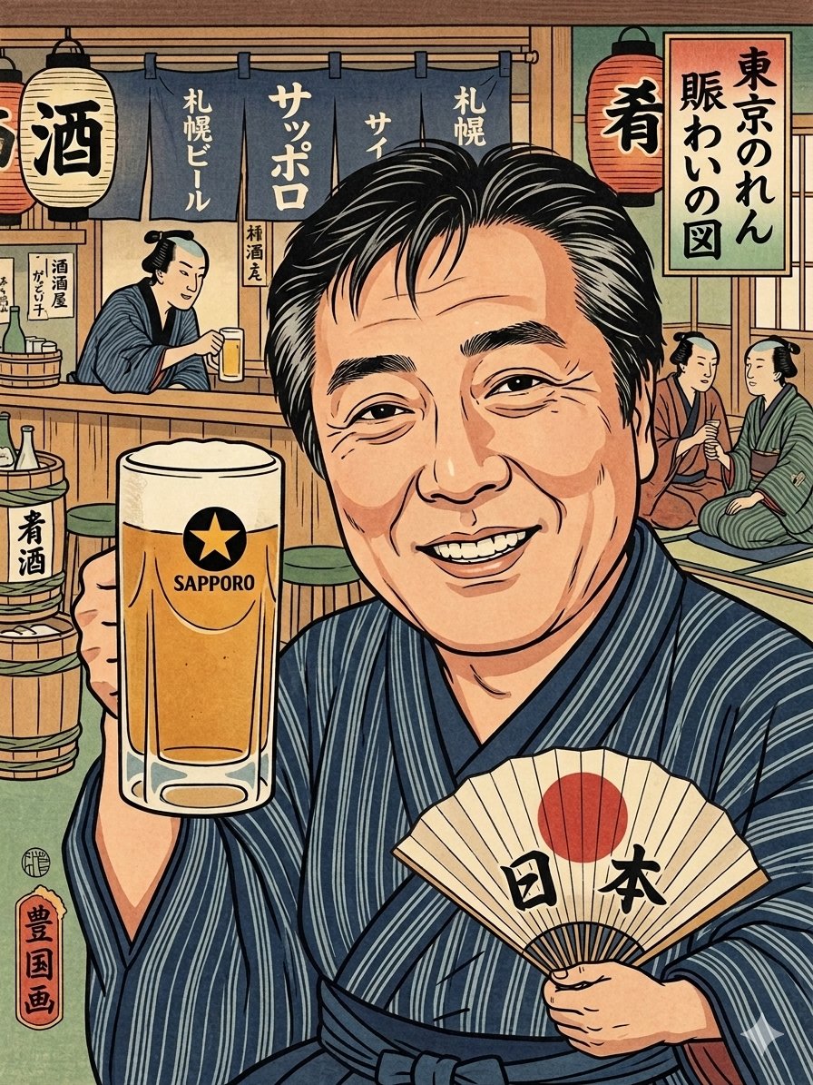jg1alj's tweet image. ＡＩでお遊び、いくら時間有っても足らないな。
作画 by Gemini
#生成AI 
#サッポロビール