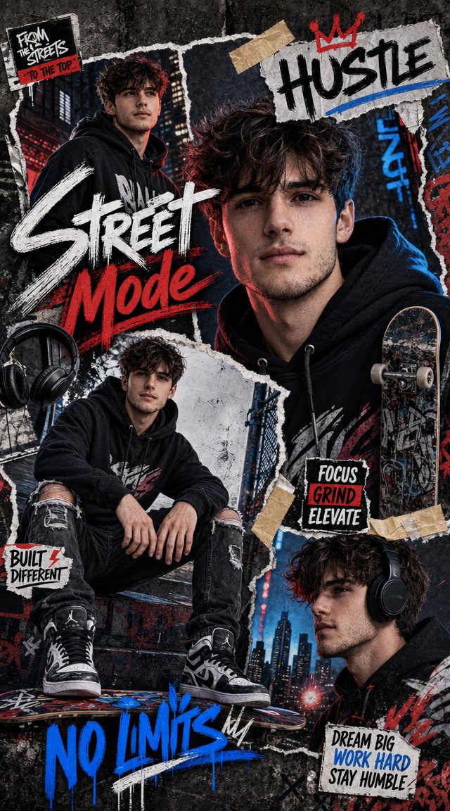 Urban Streetwear Collage