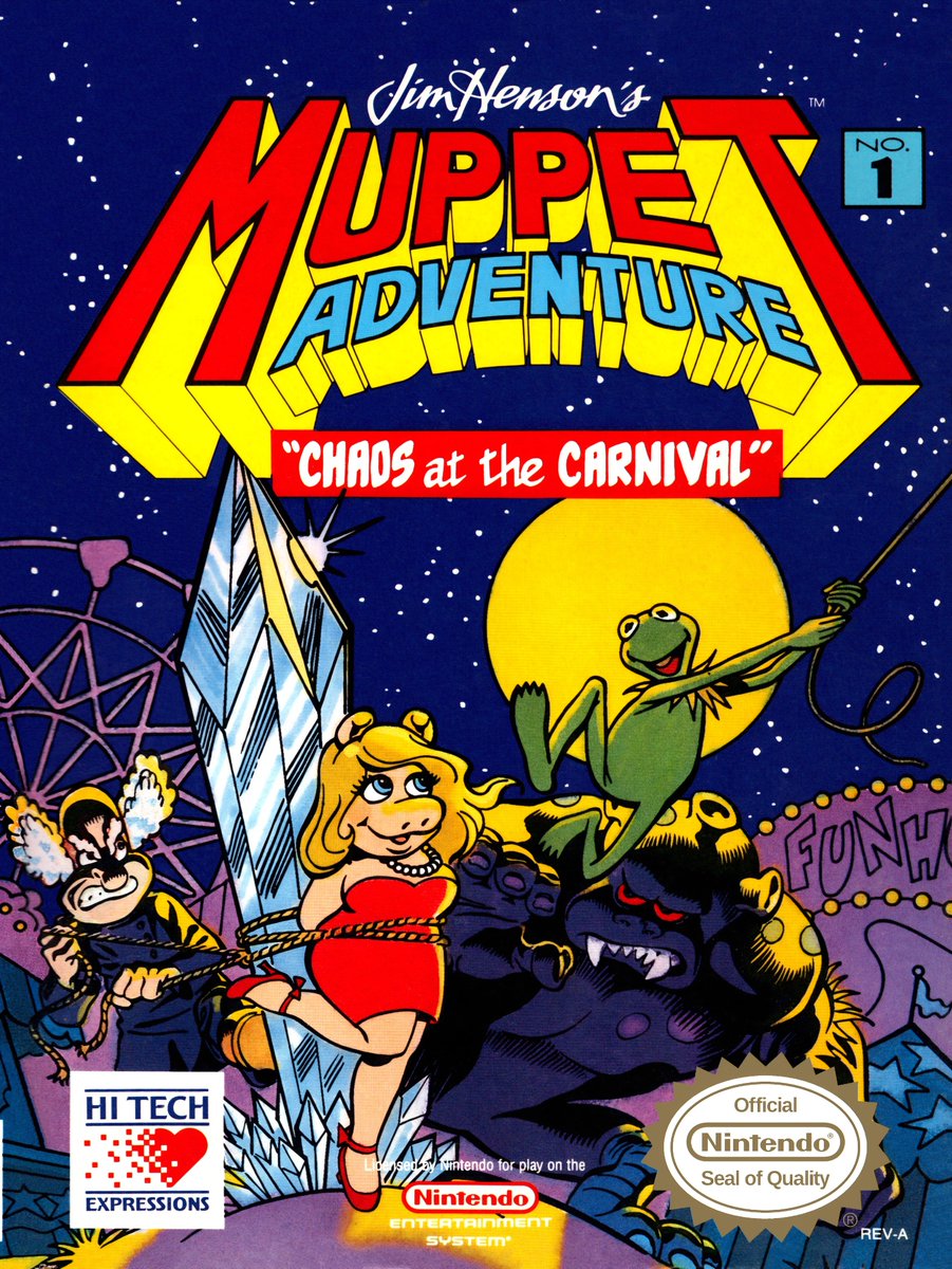 XRPee1983's tweet image. Muppet Adventure: Chaos at the Carnival for the NES is a joyless slog through repetitive mini-games and broken controls that fails to capture any of the Muppets' classic charm. 🐸🚫🕹️

​#Muppets #RetroGaming #NES #Nintendo #GamingReview #VideoGames #JimHenson  #RetroGamer