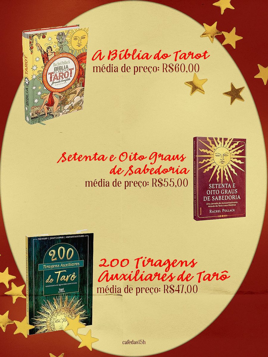 cafedas15h's tweet photo. LIVROS PARA ESTUDAR TAROT!! https://t.co/S0hQP34Wg7