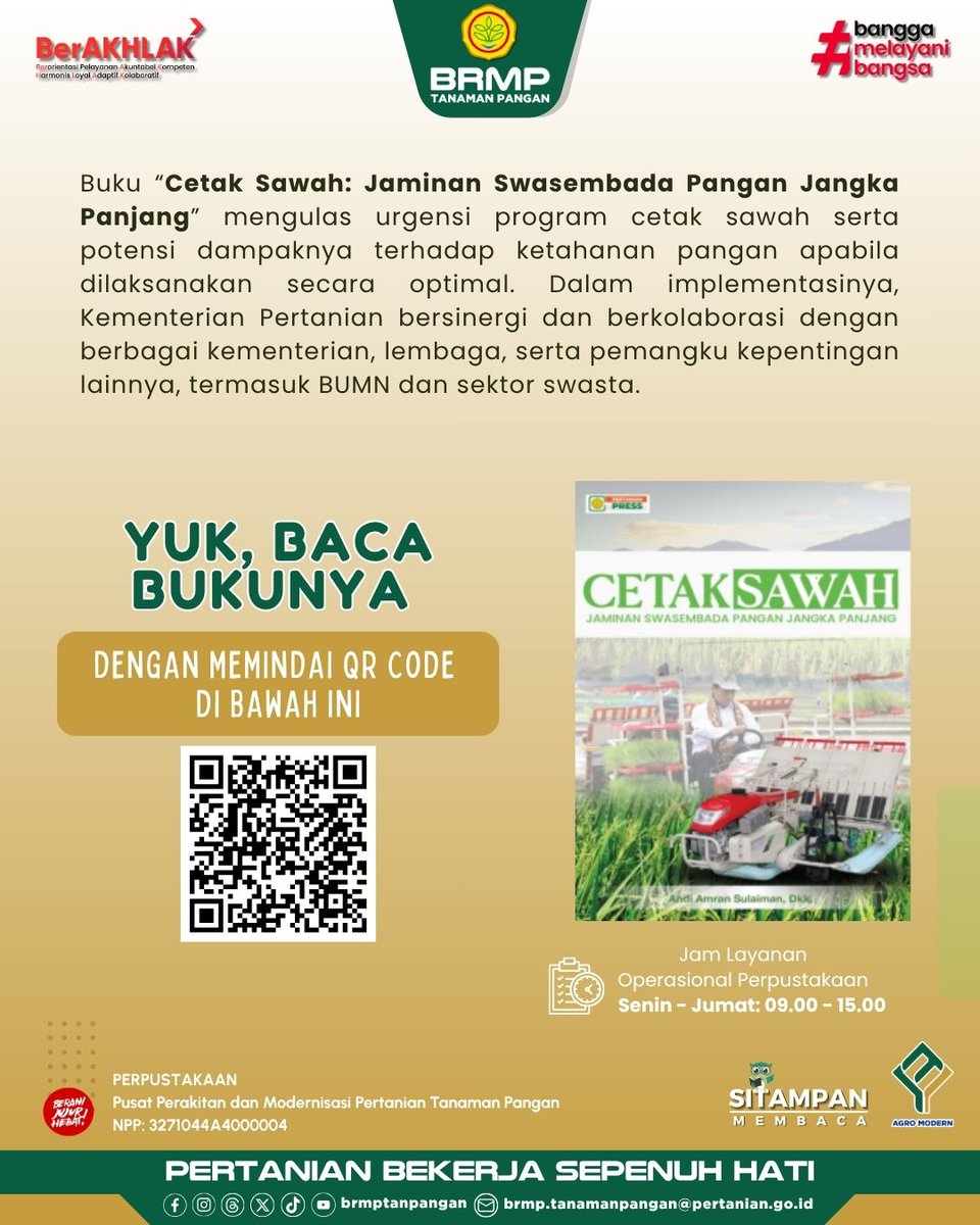 brmptanpangan's tweet image. Hai Sobat BRMP!

Salah satu faktor menurunnya luas lahan baku sawah adalah banyaknya lahan sawah produktif yang beralih fungsi menjadi kawasan perumahan/pemukiman, industri, serta infrastruktur. 

Yuk, baca! Semoga bermanfaat!

#AgroModern #BRMP #BRMPKementan #Kementan
#BRMPTP
