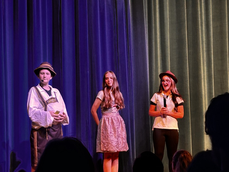 CMSGoBlue's tweet photo. Opening night of Willie Wonka was sweet!  Come tomorrow night at 7:00 to get your golden ticket and enter a world of imagination. https://t.co/vqmeuwtZ7b