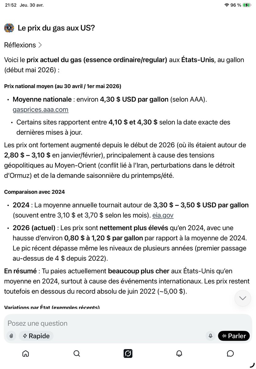 MarcTherrien5's tweet photo. @MonVentreStii C vrai que FOX ils l’ont toujours sur la suce, le gas qui a baissé de 5,4%, GROK est toujours là pour corriger😂 https://t.co/Lex0rBhqFb