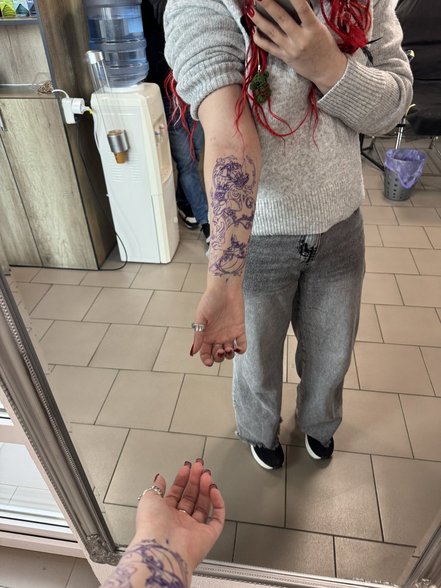 Panteriusa's tweet photo. Now I have a tattoo of my favorite druid. Thank you very much to @KatMewkitty for the sketch.

#warcraft https://t.co/njMPZh2Rmi
