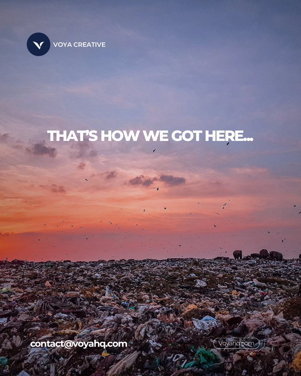 Voyatell's tweet photo. The tragedy of the “just one” mindset is that it’s technically true—until it isn’t.

We tell ourselves "it’s just one" to keep our conscience clean, but the math doesn't lie. What starts as a single can on a beach inevitably matures into a landscape we can no longer ignore. https://t.co/xI2xMK1pjz