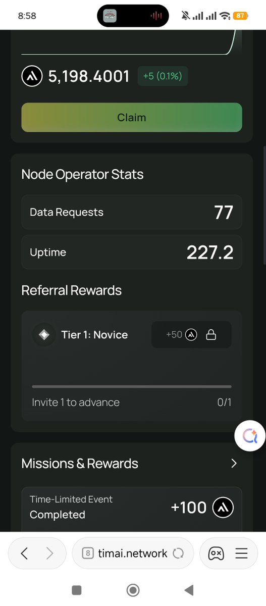 Rq59S's tweet image. Help build the AI economy of tomorrow! @OptimaiNetwork lets you earn OPI tokens while supporting decentralized intelligence. #OptimaiNetwork #DePIN #AI 

node.optimai.network/register?ref=1…