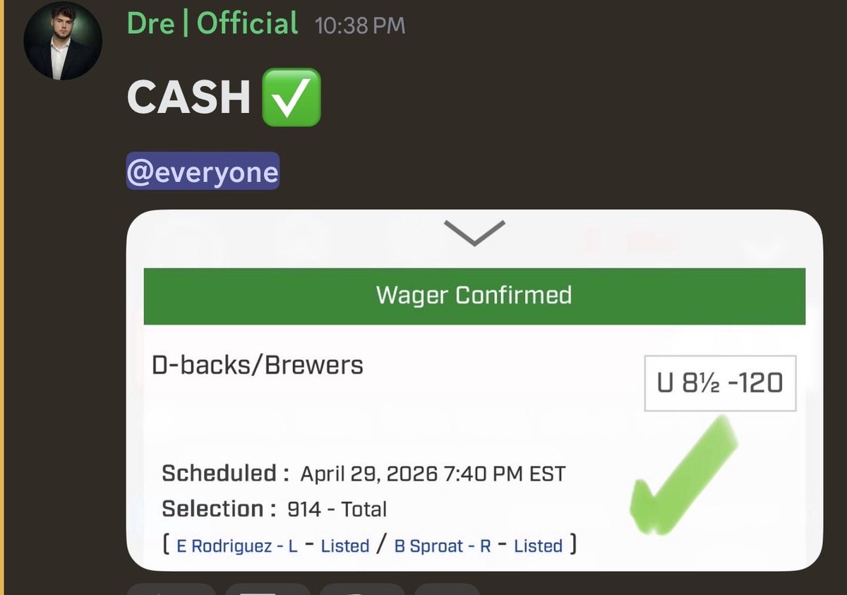 Dre | Data-Driven Sports Betting tweet media