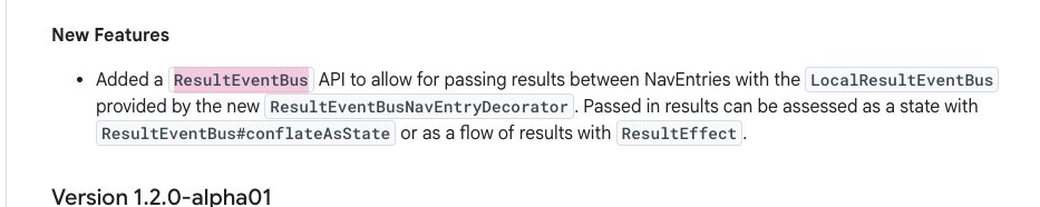 Compose Navigation3 1.2.0で画面間結果受け渡しのResultEventBusが実装されたらしい

これは気になる

developer.android.com/jetpack/androi…