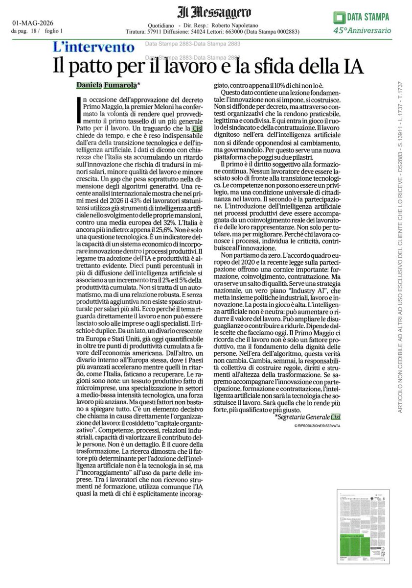 CISL Nazionale tweet media