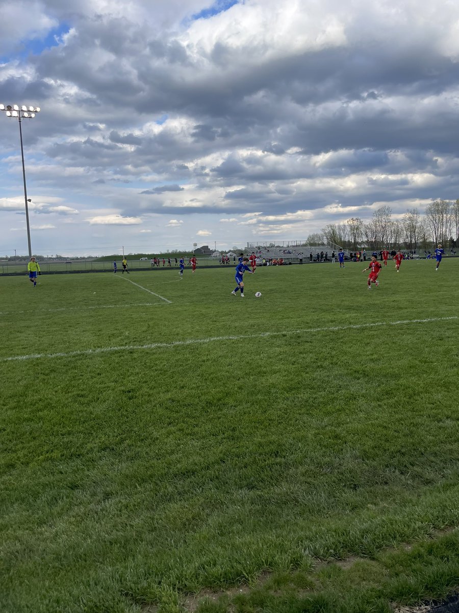 school_carroll's tweet photo. The CMS boys soccer ⚽️team hosted Woodside tonight. It was a hard fought game and the the Chargers ⚡️⚡️ came away with a 1-0 win!  We are so proud of your effort tonight!  #WeARREChargers https://t.co/UONfT6zuBN